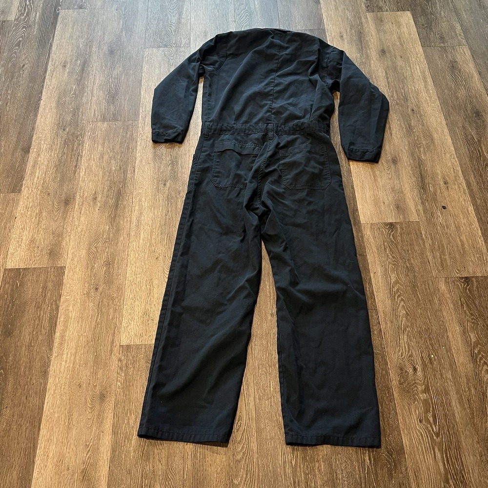 US Navy FR Coveralls Men's 42R Blue Flame Resistant Utility Work Suit Mechanic